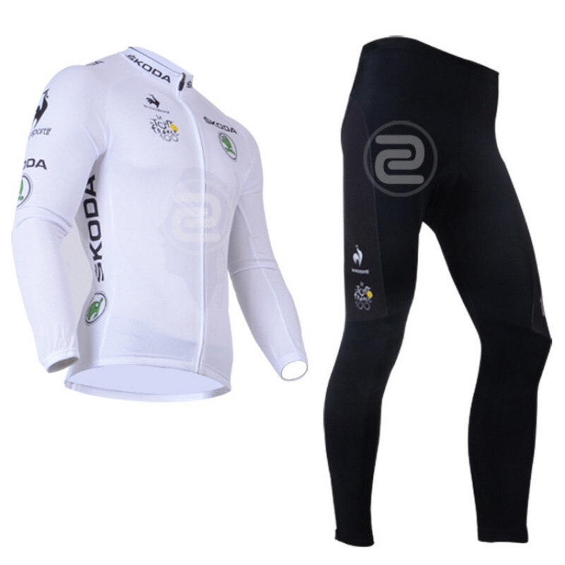 蓝白相间，驰骋户外 专业单车运动骑行套装全方位解析